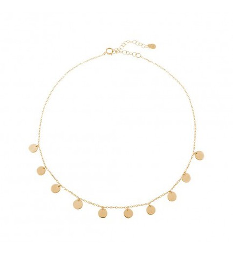 Collar Choker Chapas Oro