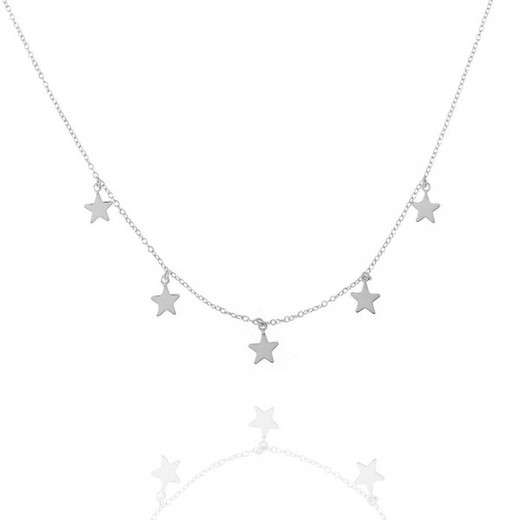 Collar Estrella Plata De Ley