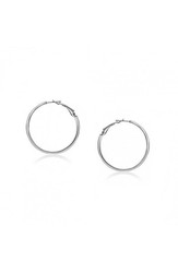 Pendientes Aro Plata 25Mm