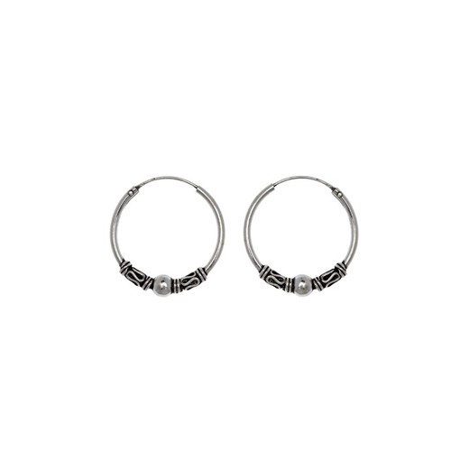 Pendientes Aros Bali 15 Mm Plata de ley 925