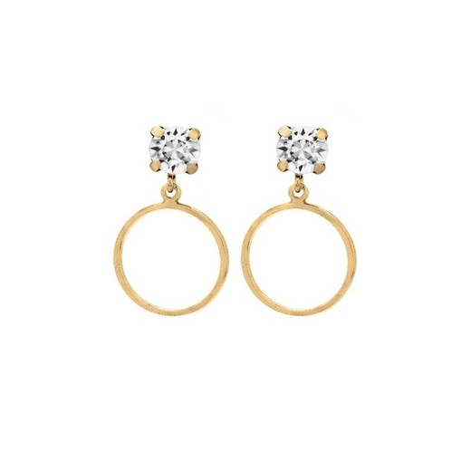 Pendientes Minimal Circle Oro