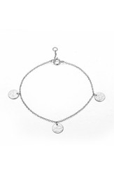 Pulsera Chapas Plata