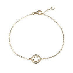 Pulsera Smile Baño de Oro